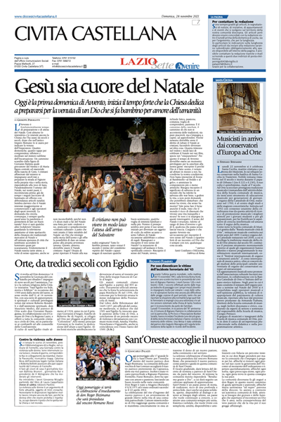 Avvenire - pagina diocesana del 28/11/2021